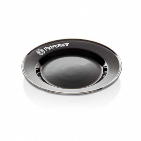 Petromax enamel plate set (2 pieces) - black