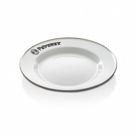 Petromax enamel plate set (2 pieces) - white