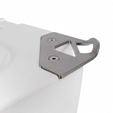 Petromax lock plate with bottle opener