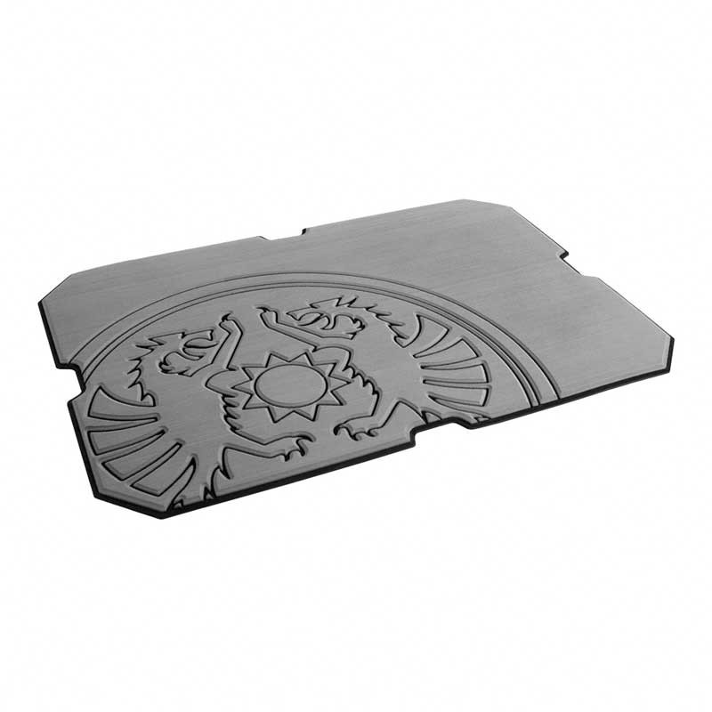 Adhesive pad for cool box kx25 - gray with dragon emblem