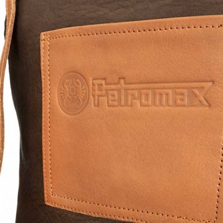 Petromax buffalo leather apron - dark brown