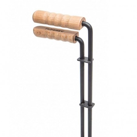 professional steel lid lifter with wooden handle