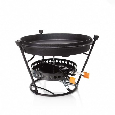 charcoal tray and grill grate as a set
