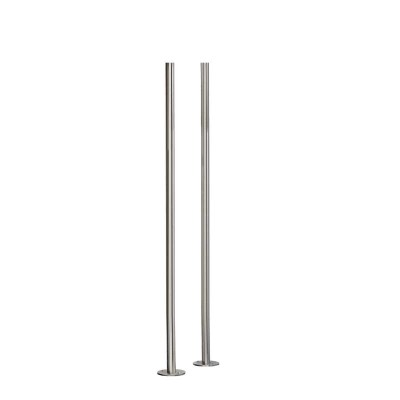 Mailbox stand for dowel 130 cm, stainless steel