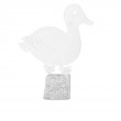 Garden figure ENTE made of stainless steel