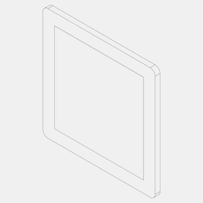 Ersatzglas breit, für...