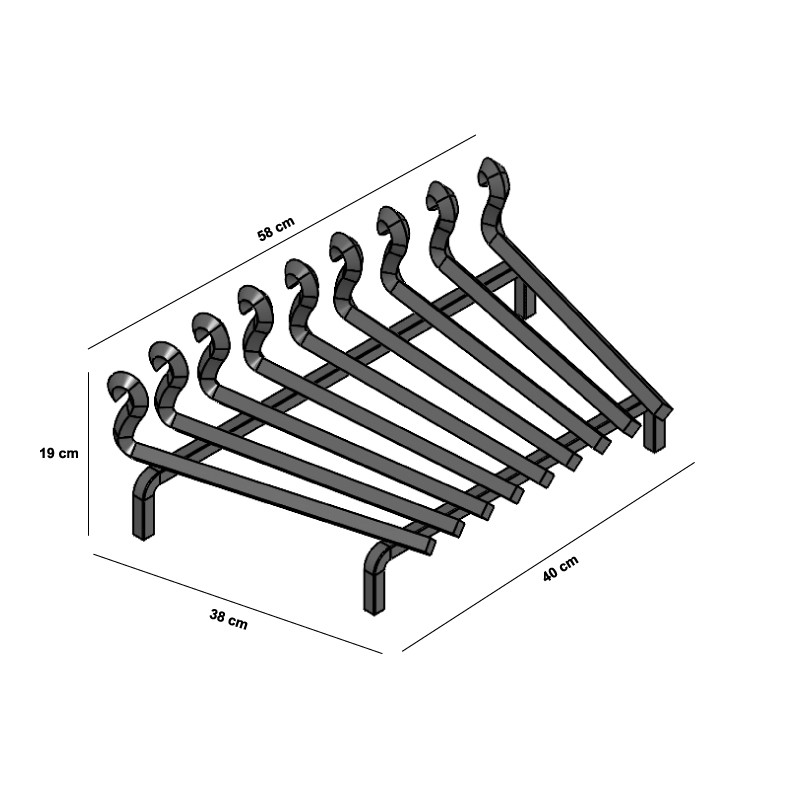 Fire grate, conical HEIBI