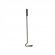 Fireplace poker black, L 57 cm