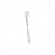 Kaminzange aus Edelstahl, L 56 cm