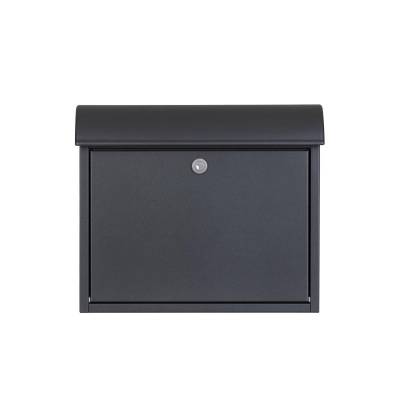 Mailbox with rounded access flap