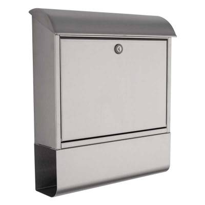 Mailbox with rounded newspaper compartment