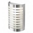 Curved outdoor lamp TERU with decorative trim